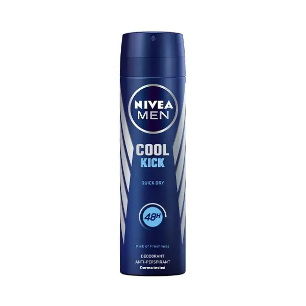 Nivea cool kick Deodorant Spray 200 ml اسپری ضد تعریق نیوا مدل cool kick حجم 200 میل