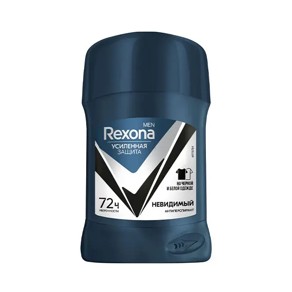 Rexona Invisible On Black And White mens antiperspirant stick 50 ml استیک ضد تعریق مردانه رکسونا مدل Invisible On Black And White