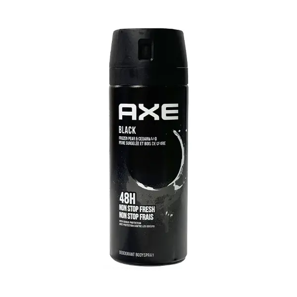 Axe Black deodorant body spray 150ml اسپری ضد تعریق مردانه آکس مدل Black