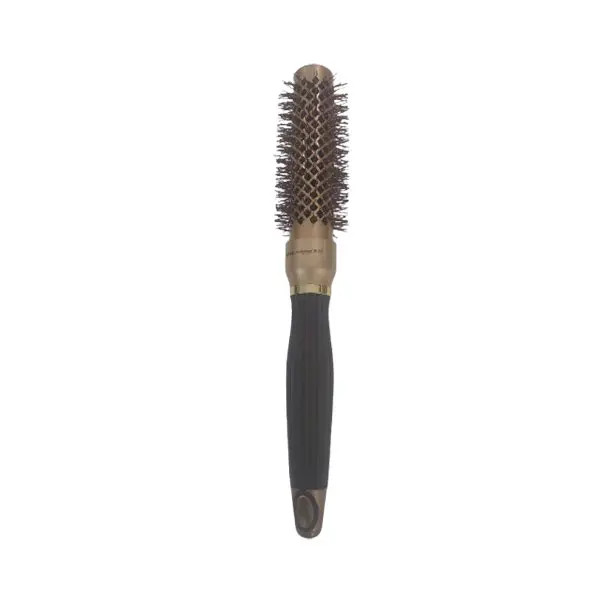 roz-hair-brush-refractory-ceramic-gold-25 برس گرد سرامیک نسوز طلایی مارک رز سایز 25