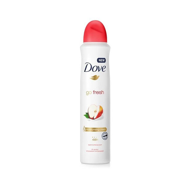 Dove-apple-antiperspirant-spray-go-fresh-model-volume-250-ml اسپری ضد تعریق سیب داو مدل go fresh حجم 250