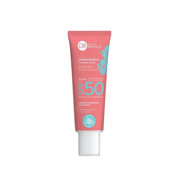 dr-renaud-spf50-sunscreen-and-anti-blemish-face-cream-50ml کرم ضدآفتاب و ضدلک SPF50+ صورت dr.Renaud 50ml